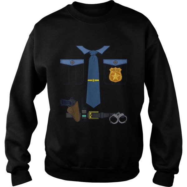 Halloween Kids Dress Up Police Officer COP Costume shirt