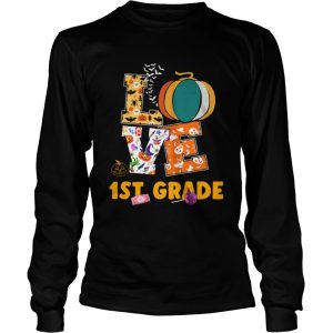 Halloween Love 1St Grade Teacher Gift TShirt