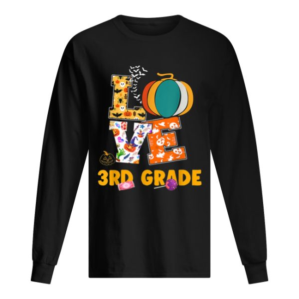 Halloween Love 3rd Grade Teacher Halloween Costume shirt