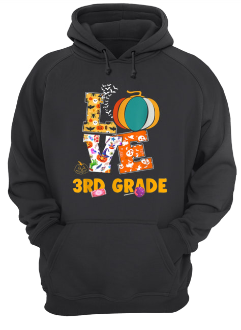 Halloween Love 3rd Grade Teacher Halloween Costume shirt Halloween Love 3rd Grade Teacher Halloween Costume shirt