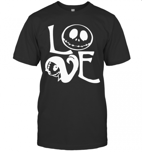 Halloween Love Jack Skellington T-Shirt Halloween Love Jack Skellington T-Shirt
