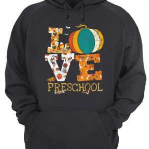 Halloween Love Preschool Pumpkin Teacher shirt 3