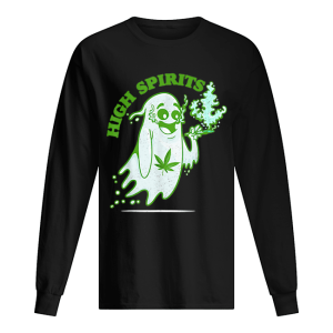 Halloween Marijuana Cannabis Ghost Design Weed Smokers shirt