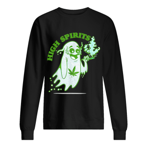 Halloween Marijuana Cannabis Ghost Design Weed Smokers shirt