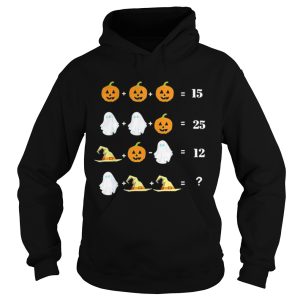 Halloween Math Equations For Math Teachers shirt