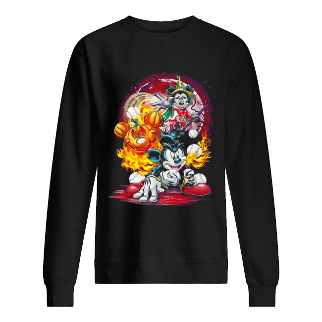 Halloween Mickey Mouse Baseball shirt Halloween Mickey Mouse Baseball shirt