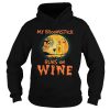 Halloween My broomstick runs on Fireball wine shirt