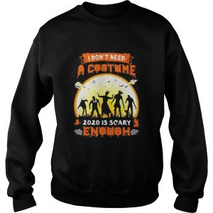 Halloween Nurse I dont need a costume 2020 is scary enough sunset shirt
