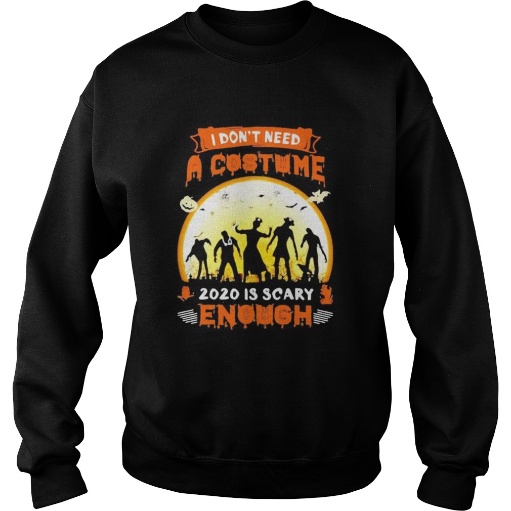 Halloween Nurse I dont need a costume 2020 is scary enough sunset shirt Halloween Nurse I dont need a costume 2020 is scary enough sunset shirt