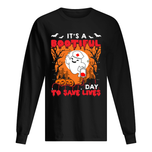 Halloween Nurse It’s A Bootiful Day To Save Lives T-Shirt
