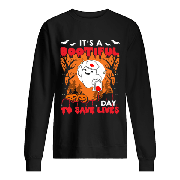 Halloween Nurse It’s A Bootiful Day To Save Lives T-Shirt