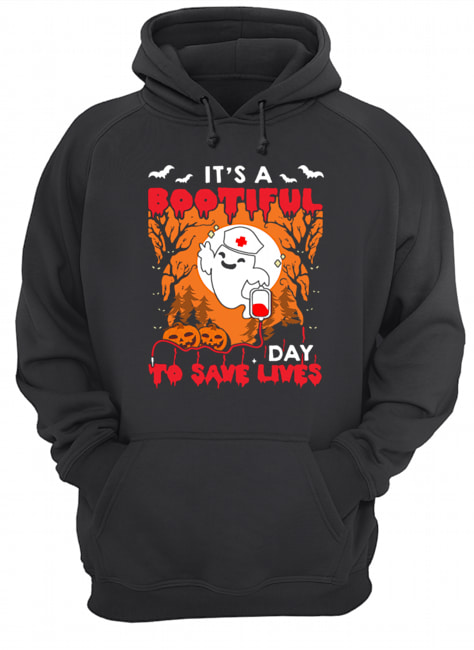 Halloween Nurse It's A Bootiful Day To Save Lives T-Shirt Halloween Nurse It's A Bootiful Day To Save Lives T-Shirt