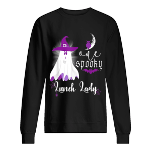 Halloween One Spooky Lunch Lady Cute Ghost Witch Costume shirt