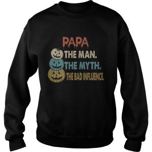 Halloween Papa The Man The Myth The Influence TShirt 3