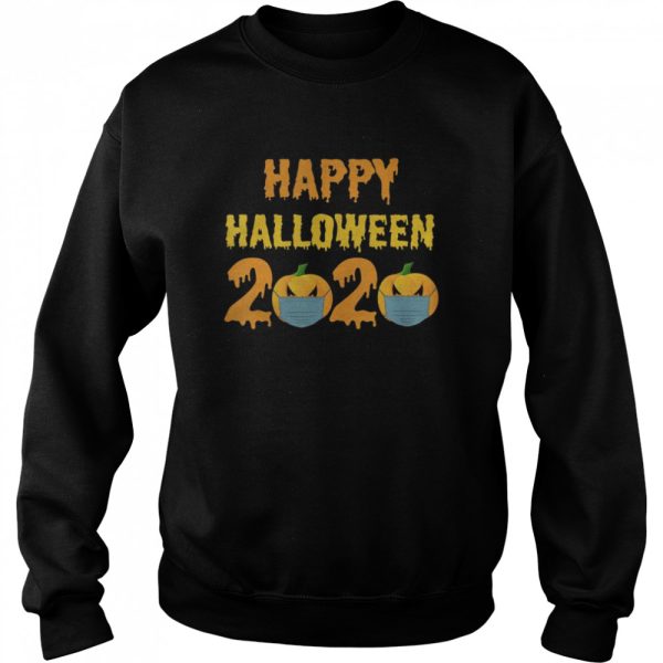 Halloween Party 2020 Pumpkin With Face Mask shirt