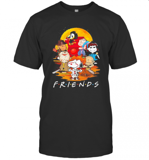 Halloween Peanuts Horror Characters Friends T-Shirt Halloween Peanuts Horror Characters Friends T-Shirt