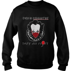 Halloween Pennywise Face Mask Even In Quarantine They All Float shirt