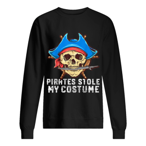 Halloween Pirates Stole My Costume Easy Outfit Adults shirt