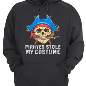 Halloween Pirates Stole My Costume Easy Outfit Adults shirt 3