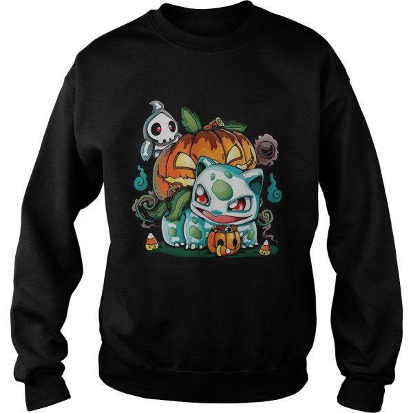 Halloween Pokemon Bulbasaur Pumpkin shirt