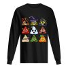 Halloween Poop Emojis Funny Shirt