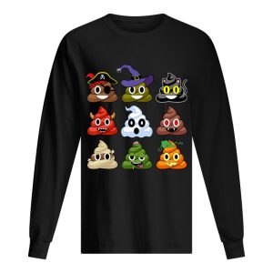 Halloween Poop Emojis Funny Shirt