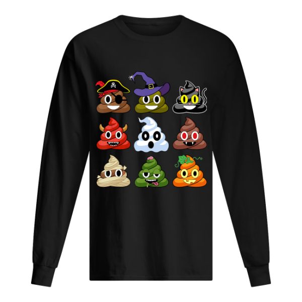 Halloween Poop Emojis Funny Shirt