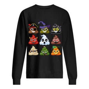 Halloween Poop Emojis Funny Shirt