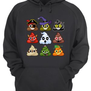 Halloween Poop Emojis Funny Shirt 3