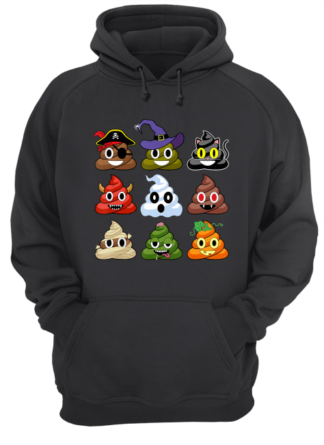 Halloween Poop Emojis Funny Shirt Halloween Poop Emojis Funny Shirt