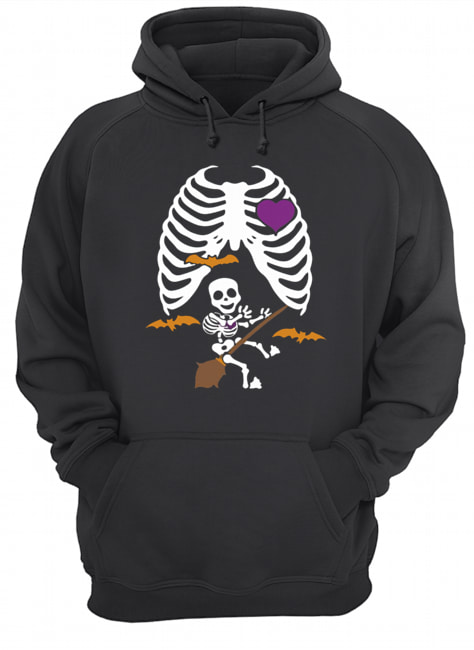 Halloween Pregnant Witch Skeleton Maternity Halloween Shirt Halloween Pregnant Witch Skeleton Maternity Halloween Shirt