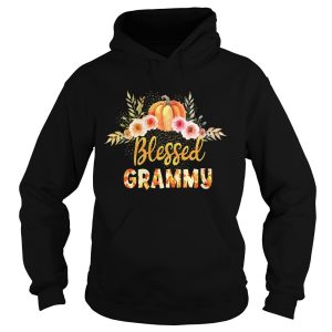 Halloween Pumpkin Blessed Grammy Gift For Women Mom TShirt