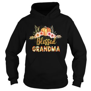 Halloween Pumpkin Blessed Grandma Gift For Women Mom TShirt