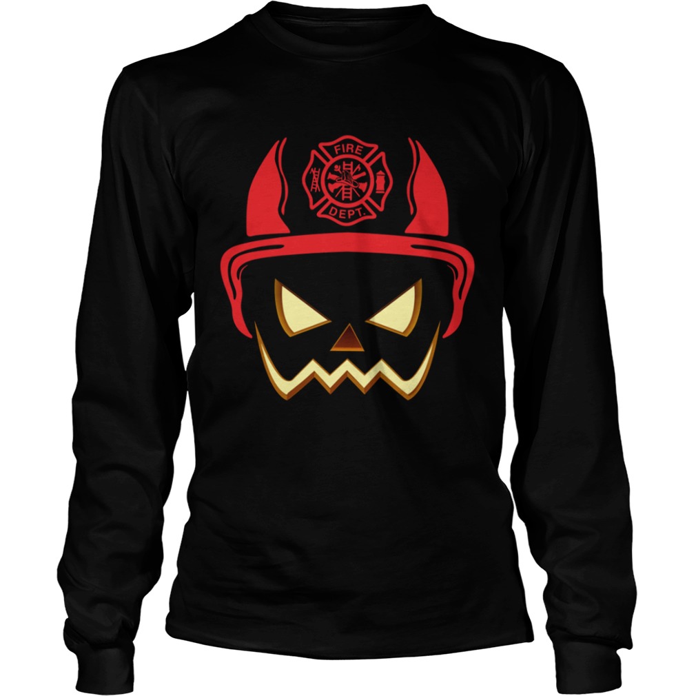 Halloween Pumpkin Firefighter Helmet Funny Dad Husband Shirt Halloween Pumpkin Firefighter Helmet Funny Dad Husband Shirt