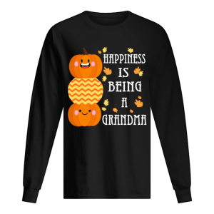 Halloween Pumpkin Happiness Is Being A Grandma T-Shirt