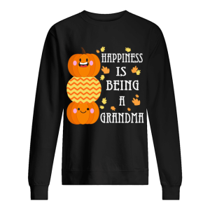 Halloween Pumpkin Happiness Is Being A Grandma T-Shirt