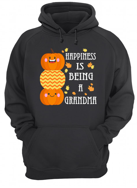 Halloween Pumpkin Happiness Is Being A Grandma T-Shirt Halloween Pumpkin Happiness Is Being A Grandma T-Shirt
