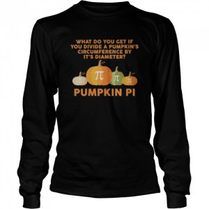 Halloween Pumpkin PI Funny Math Novelty shirt