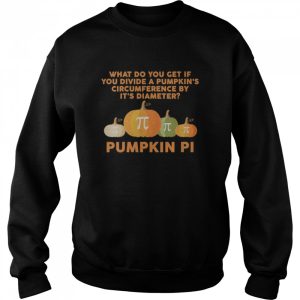 Halloween Pumpkin PI Funny Math Novelty shirt