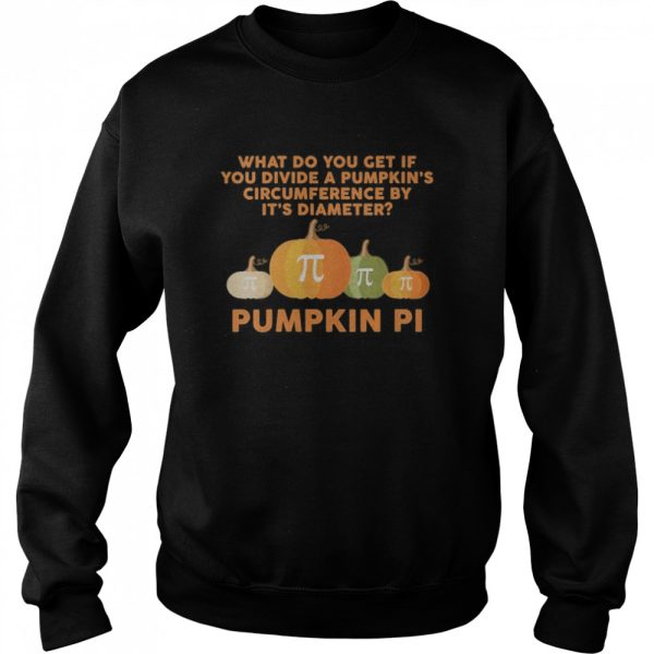 Halloween Pumpkin PI Funny Math Novelty shirt