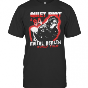 Halloween Quiet Riot 84 Mental Health World Tour T-Shirt