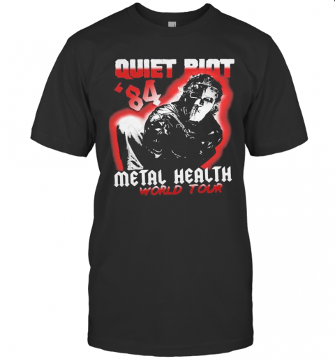 Halloween Quiet Riot 84 Mental Health World Tour T-Shirt Halloween Quiet Riot 84 Mental Health World Tour T-Shirt