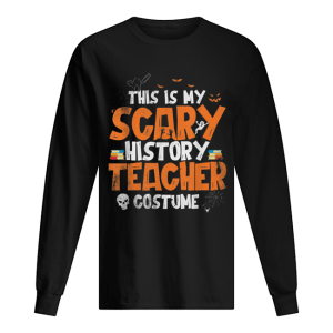 Halloween  Scary Costume History Teacher Gift shirt