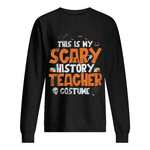 Halloween  Scary Costume History Teacher Gift shirt