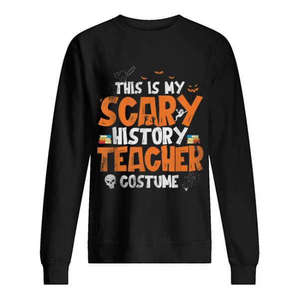 Halloween  Scary Costume History Teacher Gift shirt