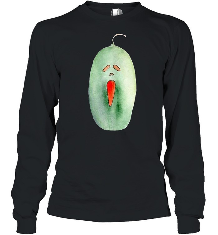 Halloween Scary Green Pumpkin Design T-shirt Halloween Scary Green Pumpkin Design T-shirt