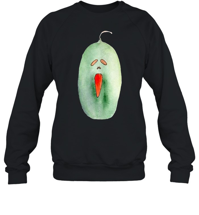 Halloween Scary Green Pumpkin Design T-shirt Halloween Scary Green Pumpkin Design T-shirt