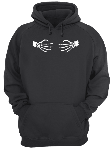 Halloween Skeleton Wrap Around Hands Women’s Shirt Halloween Skeleton Wrap Around Hands Women’s Shirt