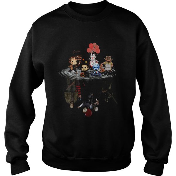 Halloween Slash shadow water shirt