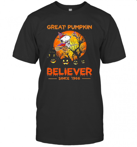 Halloween Snoopy Great Pumpkin Believer Since 1966 T-Shirt Halloween Snoopy Great Pumpkin Believer Since 1966 T-Shirt